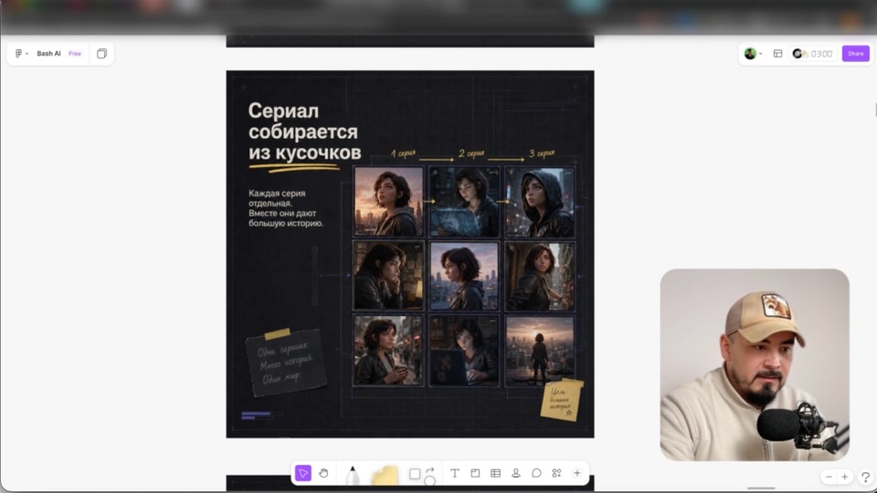 Скриншот урока ИИ-сериалы 2